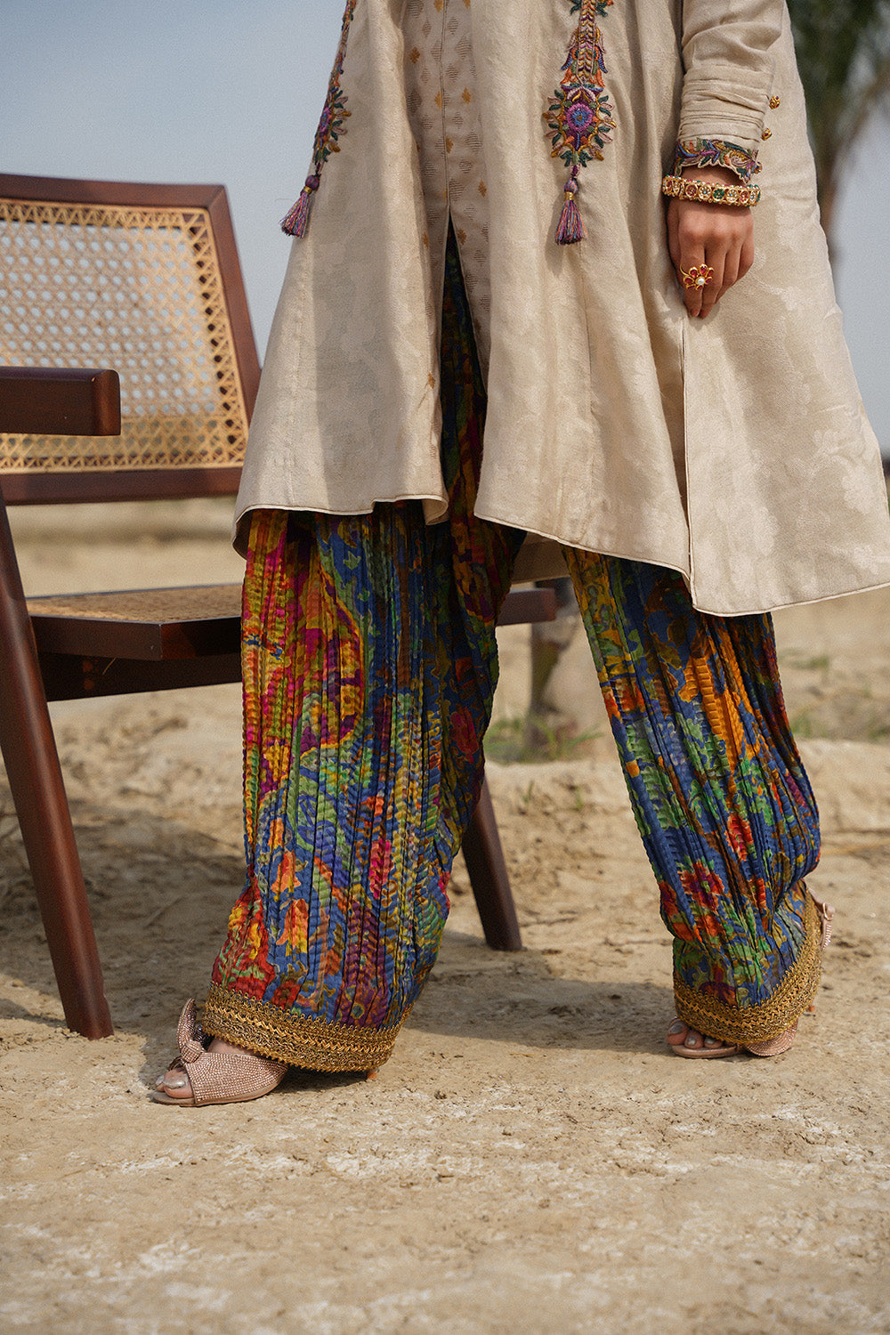 Nilofer Shahid | Verve Summer 24 | Verena (3pc)   Verve SS 24 by Nilofer Shahid - Designer Dress - Type: Ladies Clothes - Available at Libayah - 100% Original