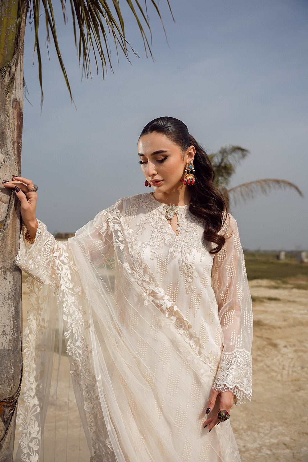Nilofer Shahid | Verve Summer 24 | Anastasia (3pc)   Verve SS 24 by Nilofer Shahid - Designer Dress - Type: Ladies Clothes - Available at Libayah - 100% Original