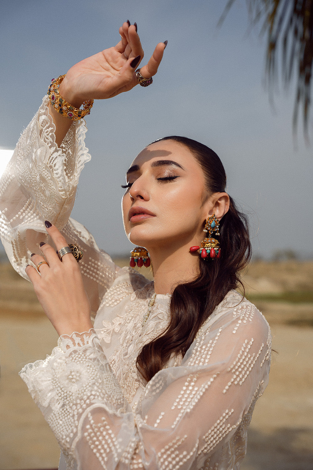 Nilofer Shahid | Verve Summer 24 | Anastasia (3pc)   Verve SS 24 by Nilofer Shahid - Designer Dress - Type: Ladies Clothes - Available at Libayah - 100% Original