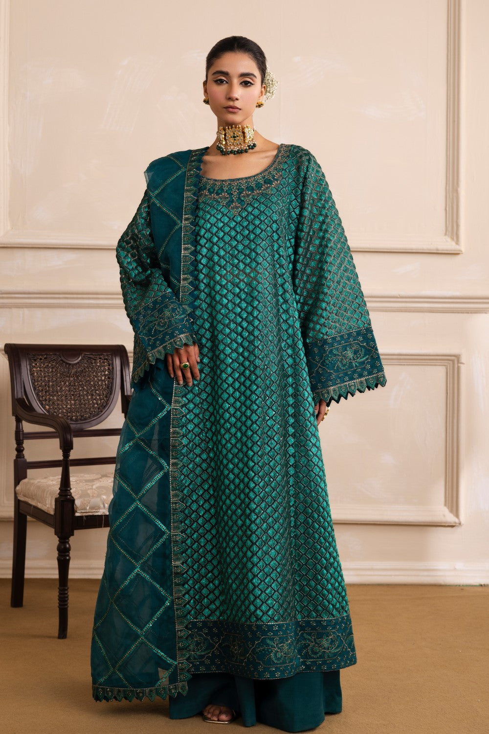 Maryum N Maria | Izara Formals | NOUR - MW40039 by Maryum N Maria - Designer Dress - Type: Ladies Clothes - Available at Libayah - 100% Original