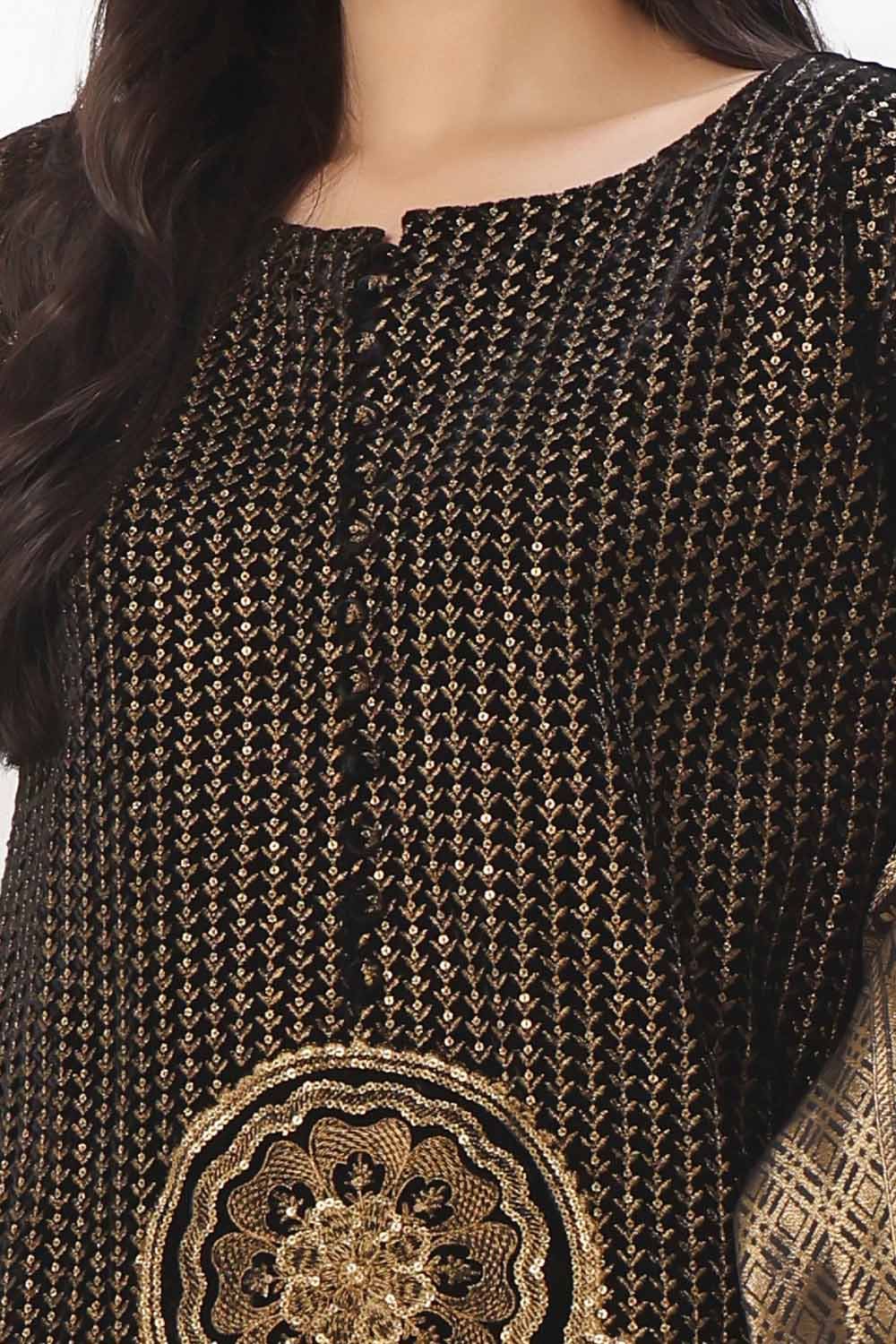 Gul Ahmed | Winter Collection 24 | Jacquard Dupatta NS-42001 by Gul Ahmed - Designer Dress - Type: Ladies Clothes - Available at Libayah - 100% Original
