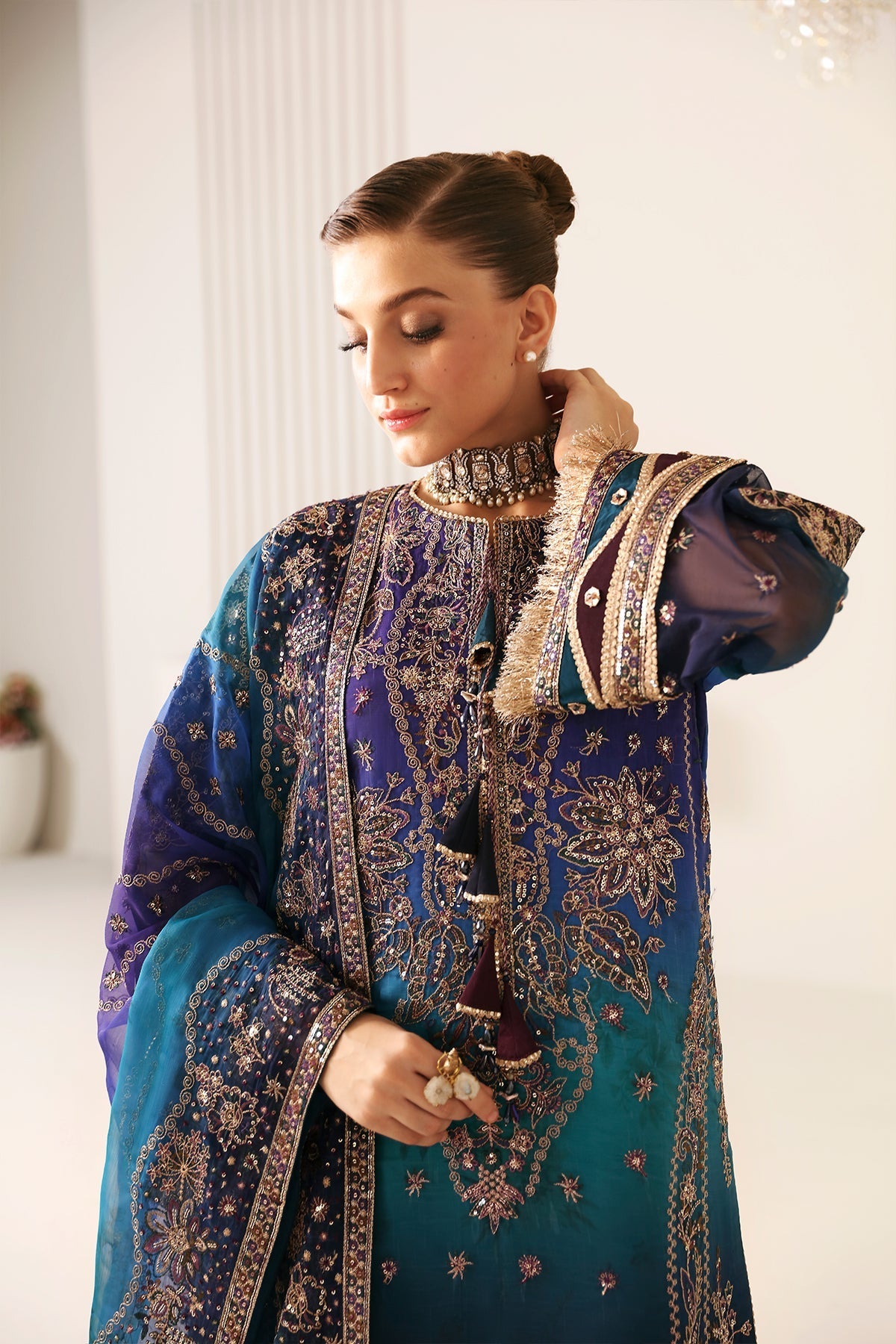 Alizeh | La Ruha Wedding Formals | AF-CH-2182-Oasis by Alizeh - Designer Dress - Type: Formal - Available at Libayah - 100% Original