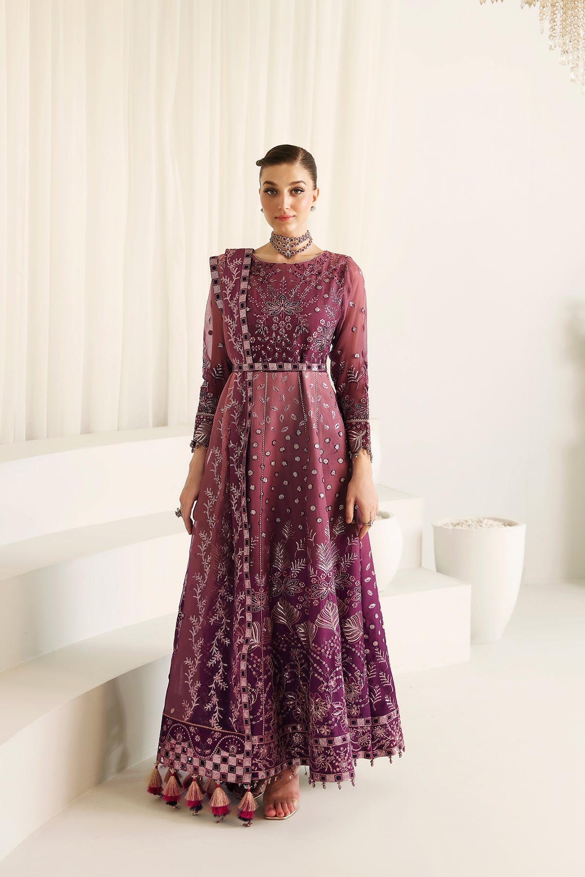 Alizeh | La Ruha Wedding Formals | AF-CH-2178-Opal by Alizeh - Designer Dress - Type: Formal - Available at Libayah - 100% Original