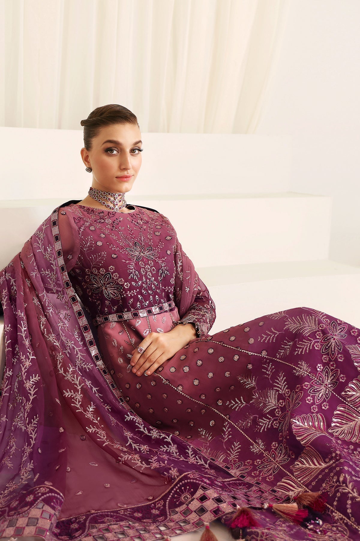 Alizeh | La Ruha Wedding Formals | AF-CH-2178-Opal by Alizeh - Designer Dress - Type: Formal - Available at Libayah - 100% Original