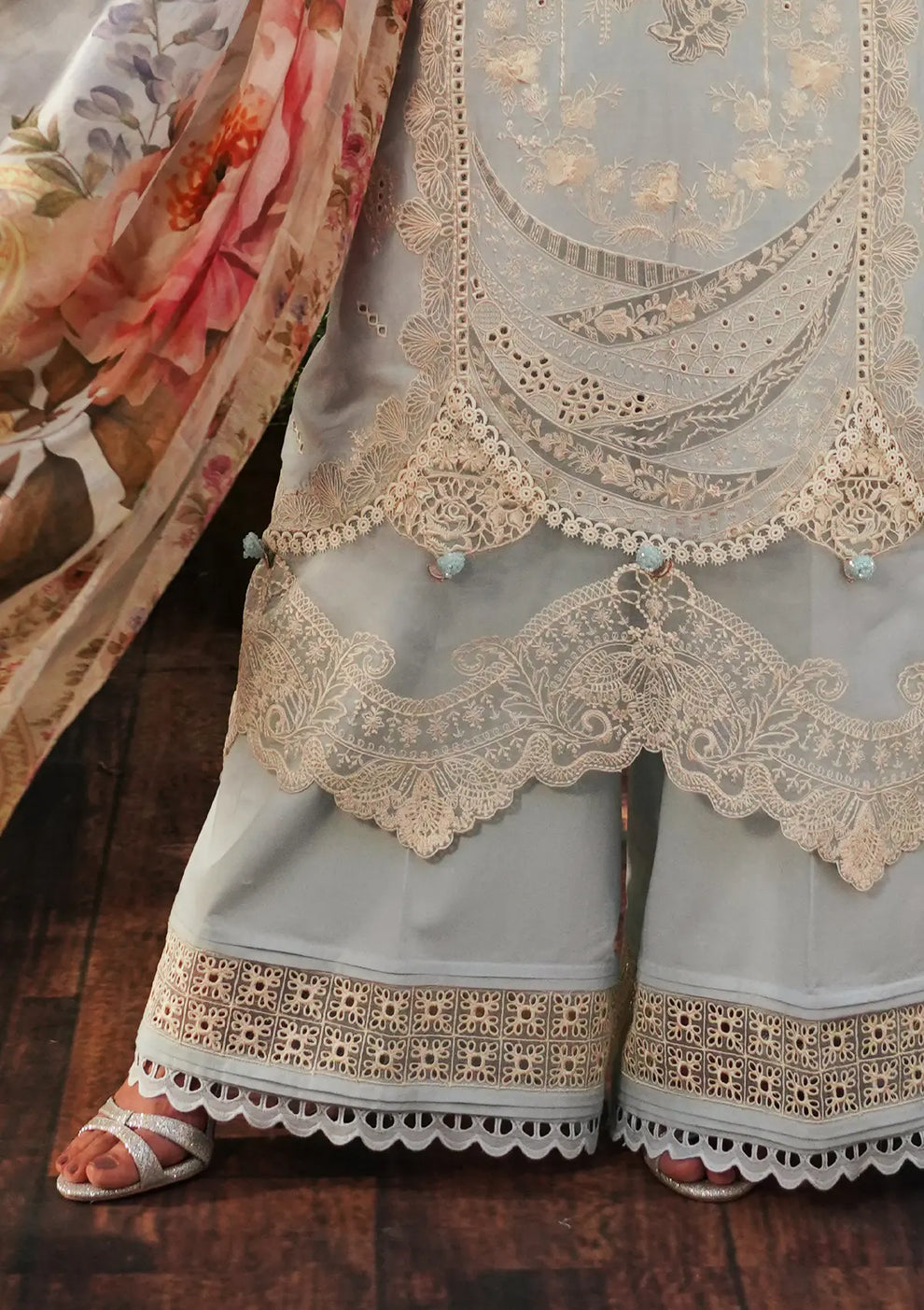 Kahf Premium | Luxury Lawn 24 | KLE-03B Heaven by Kahf Premium - Designer Dress - Type: Ladies Clothes - Available at Libayah - 100% Original