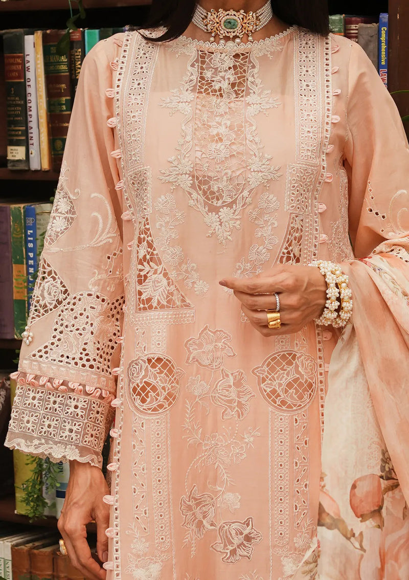 Kahf Premium | Luxury Lawn 24 | KLE-03A Flamingo by Kahf Premium - Designer Dress - Type: Ladies Clothes - Available at Libayah - 100% Original