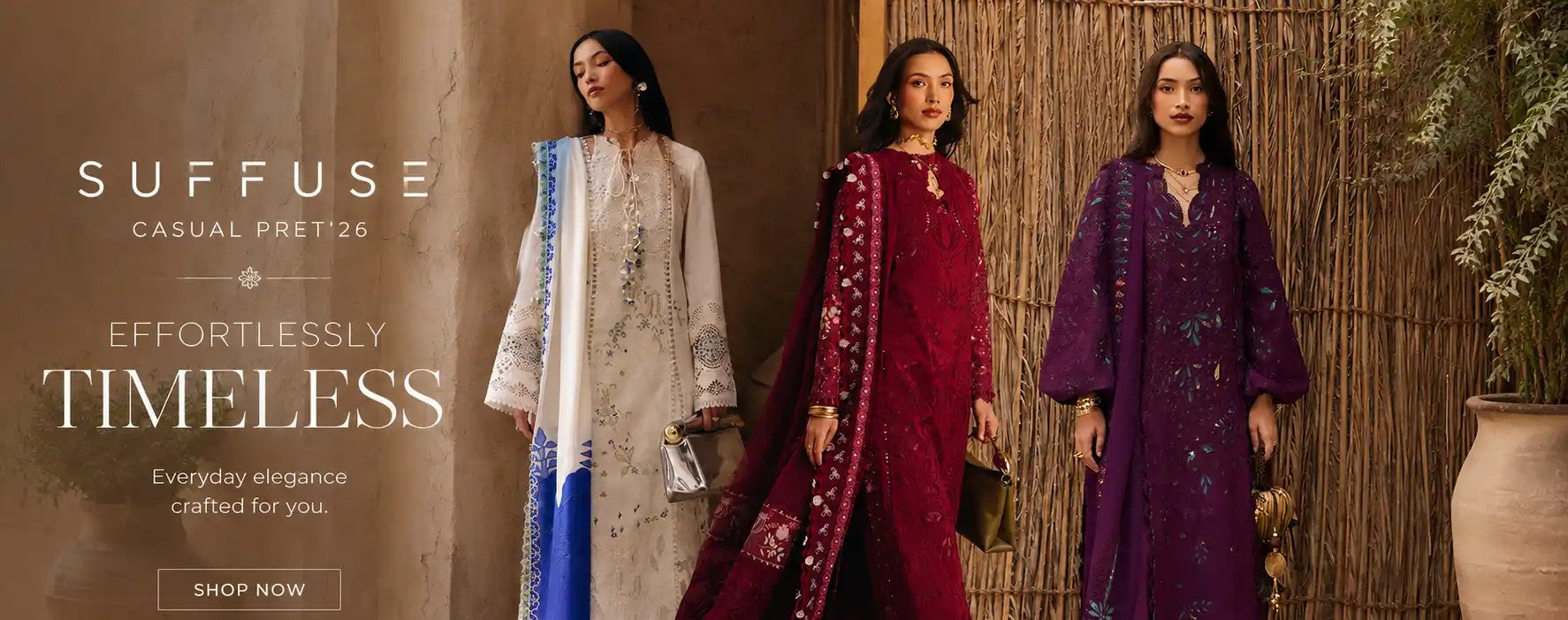 Shop the new Casual Pret 2026 collection at Libayah. Authentic, ready-to-wear Pakistani designer daily outfits available with fast UK delivery.
