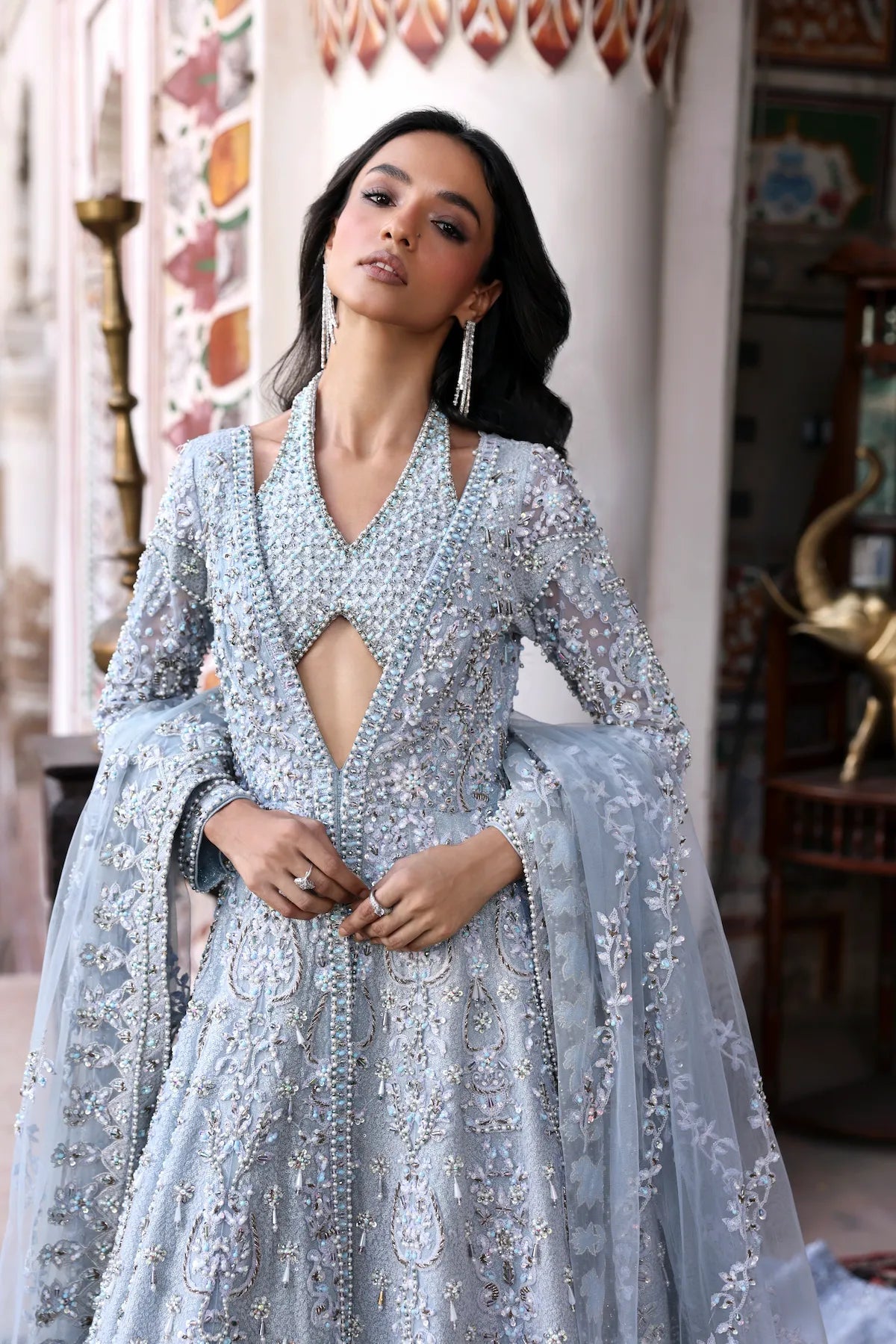 Waqas Shah | Vyah Diyan Tyaariyan 26 |Jhoomar by Waqas Shah - Designer Dress  - Type : Ladies Clothes - Available at Libayah - 100% Original 