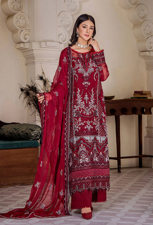 Humdum | Pareesha Embroidered Collection | PS-03 by Humdum - Designer Dress - Type: Ladies Clothes - Available at Libayah - 100% Original