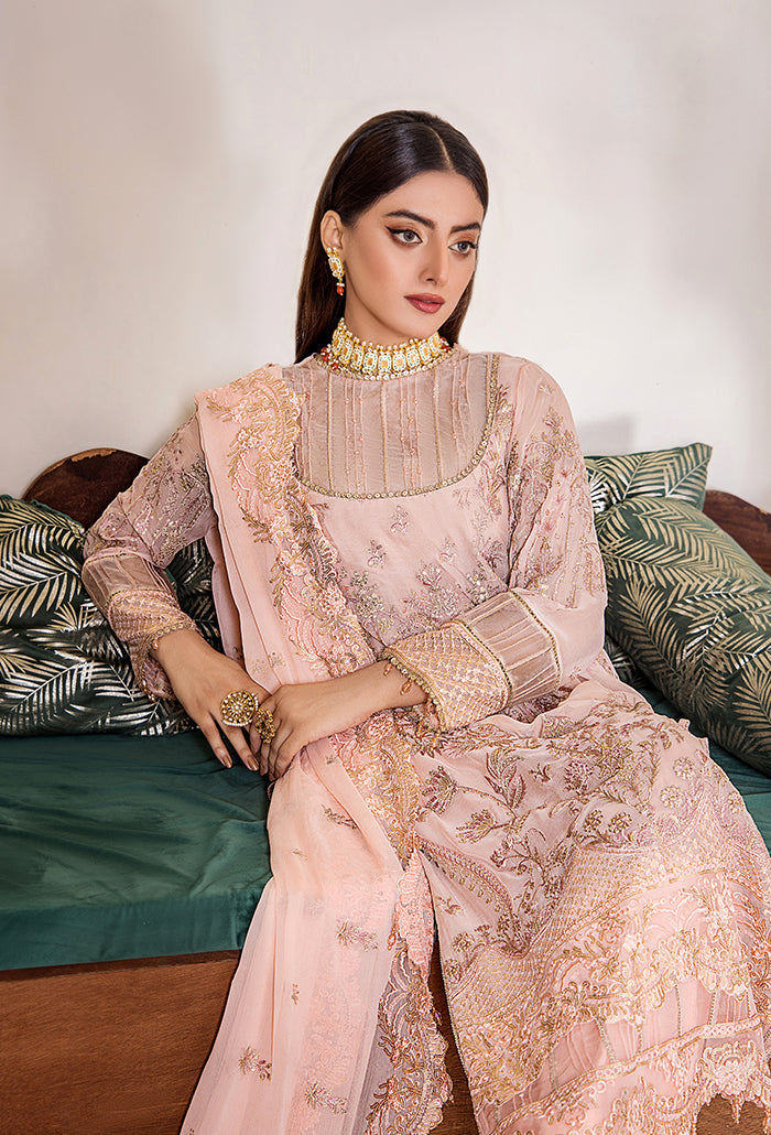 Humdum | Pareesha Embroidered Collection | PS-07 by Humdum - Designer Dress - Type: Ladies Clothes - Available at Libayah - 100% Original