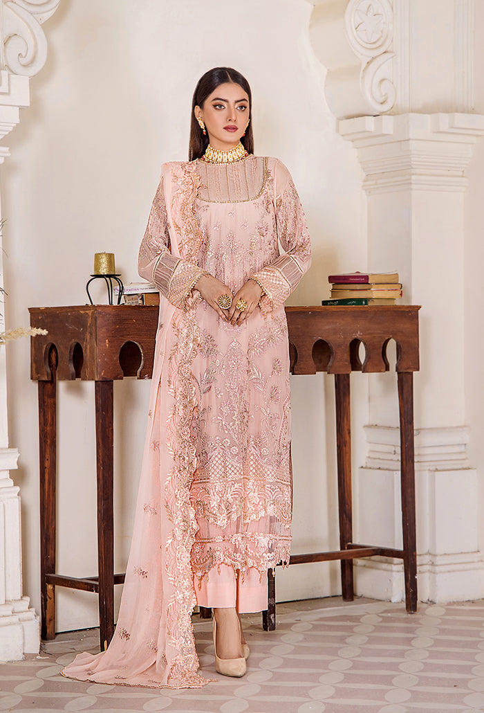 Humdum | Pareesha Embroidered Collection | PS-07 by Humdum - Designer Dress - Type: Ladies Clothes - Available at Libayah - 100% Original
