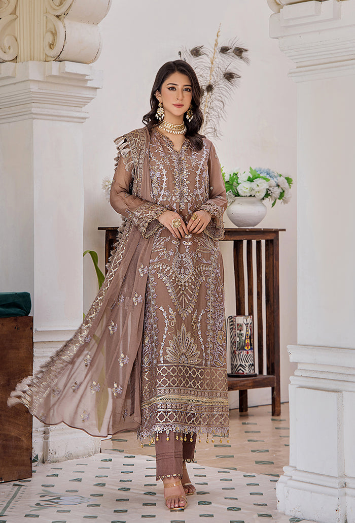 Humdum | Pareesha Embroidered Collection | PS-04 by Humdum - Designer Dress - Type: Ladies Clothes - Available at Libayah - 100% Original