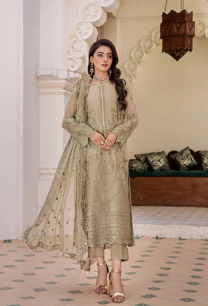 Humdum | Pareesha Embroidered Collection | PS-09 by Humdum - Designer Dress - Type: Ladies Clothes - Available at Libayah - 100% Original