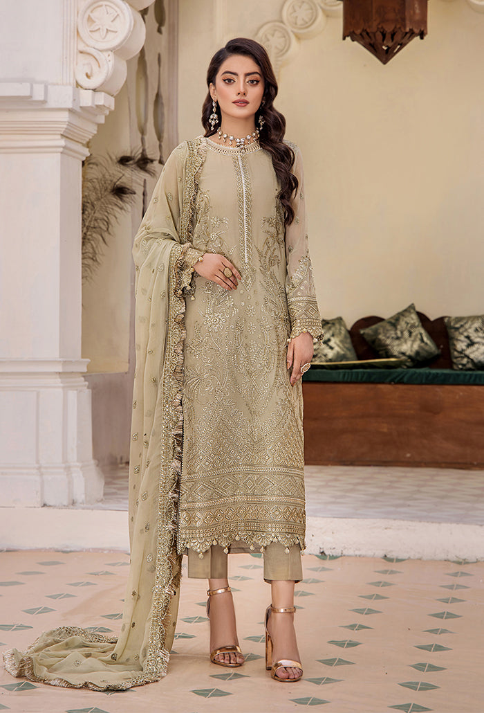 Humdum | Pareesha Embroidered Collection | PS-09 by Humdum - Designer Dress - Type: Ladies Clothes - Available at Libayah - 100% Original