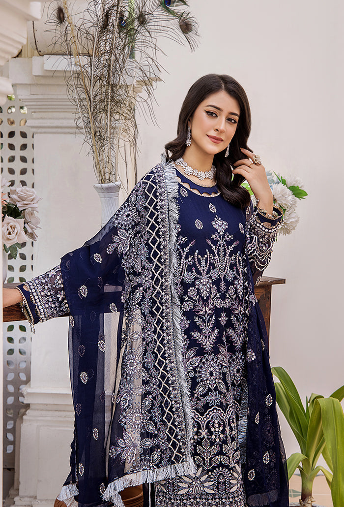 Humdum | Pareesha Embroidered Collection | PS-01 by Humdum - Designer Dress - Type: Ladies Clothes - Available at Libayah - 100% Original