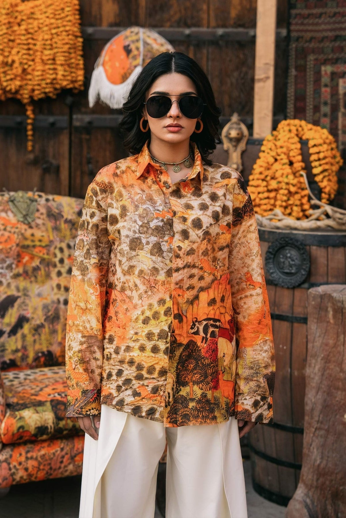 Fahad Hussayn | Lawn Banger | Pichola by Fahad Hussayn - Designer Dress - Type: Ladies Clothes - Available at Libayah - 100% Original