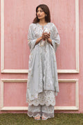 Cross Stitch | Premium Lawn 25 | GRAY FROST by Cross Stitch - Designer Dress - Type: Ladies Clothes - Available at Libayah - 100% Original