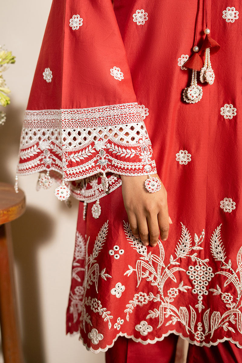 Cross Stitch | Mahiri Lawn 25 | SCARLET GARDEN by Cross Stitch - Designer Dress - Type: Ladies Clothes - Available at Libayah - 100% Original