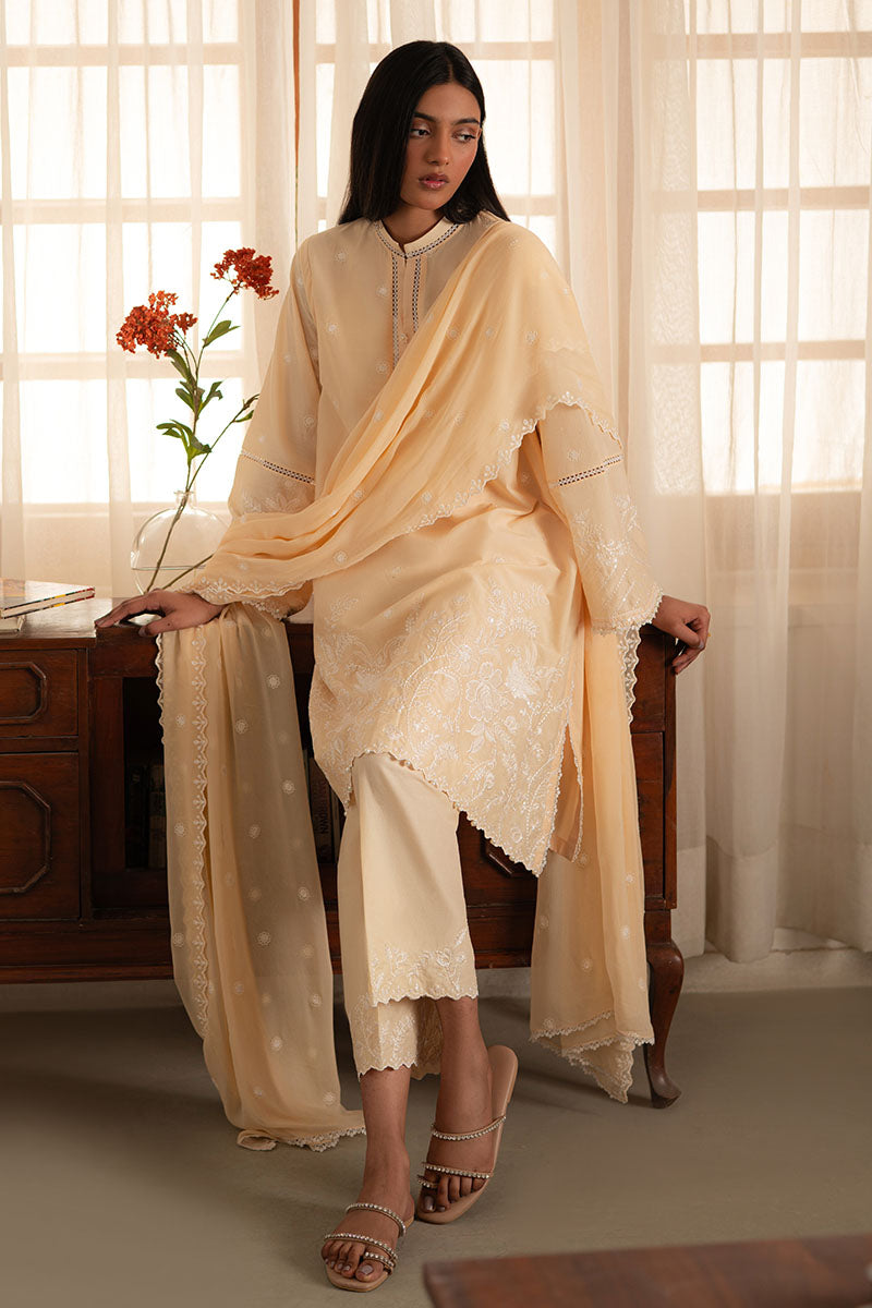 Cross Stitch | Mahiri Lawn 25 | FRENCH GLOW by Cross Stitch - Designer Dress - Type: Ladies Clothes - Available at Libayah - 100% Original