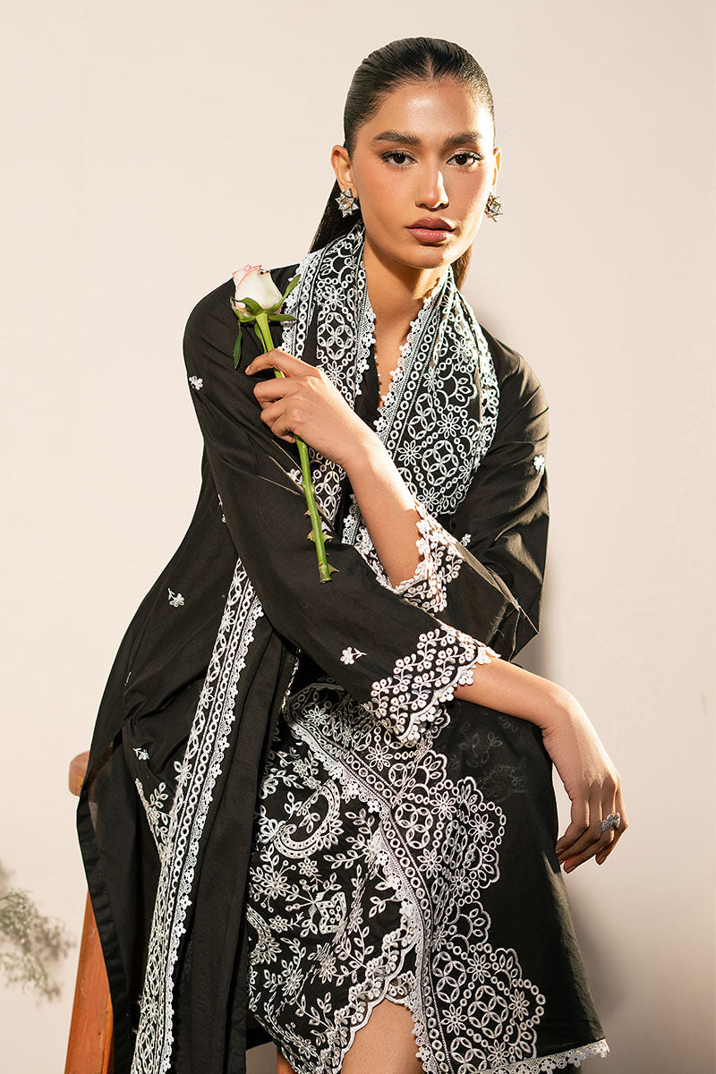 Cross Stitch | Mahiri Lawn 25 | RAVEN GRACE by Cross Stitch - Designer Dress - Type: Ladies Clothes - Available at Libayah - 100% Original