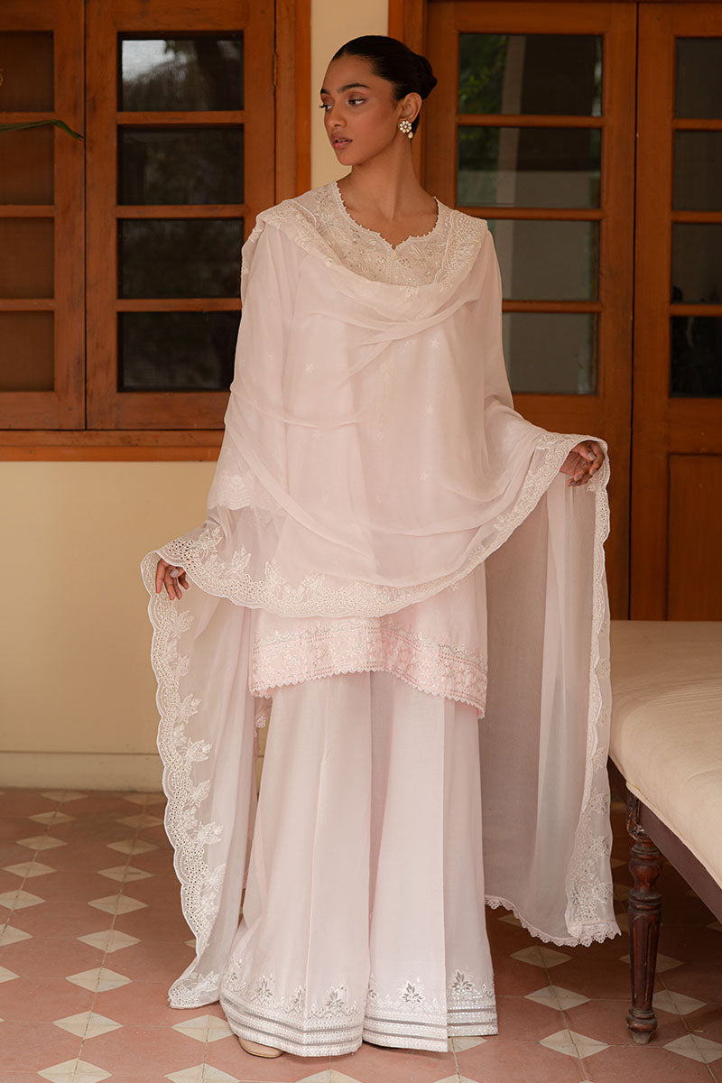 Cross Stitch | Mahiri Lawn 25 | CHERRY BLOSSOM by Cross Stitch - Designer Dress - Type: Ladies Clothes - Available at Libayah - 100% Original