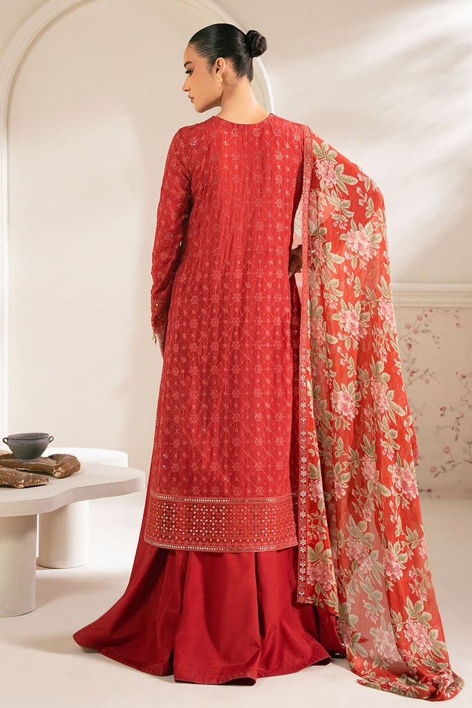 Cross Stitch | Luxe Atelier 25 | VERMILION CARDINAL by Cross Stitch - Designer Dress - Type: Ladies Clothes - Available at Libayah - 100% Original