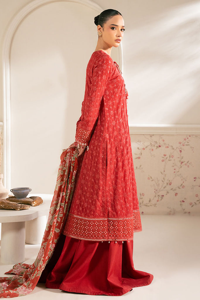 Cross Stitch | Luxe Atelier 25 | VERMILION CARDINAL by Cross Stitch - Designer Dress - Type: Ladies Clothes - Available at Libayah - 100% Original