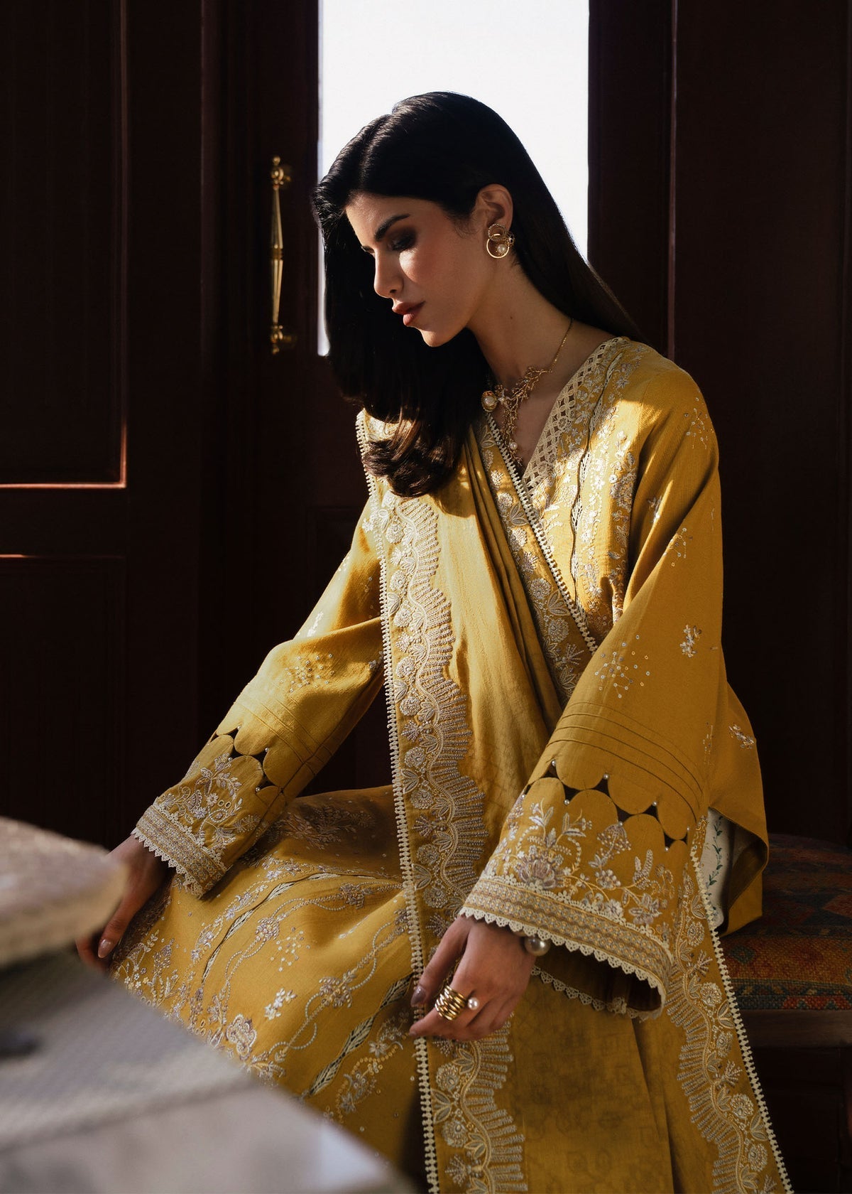 Kanwal Malik | Gulana Winter 25 | Shireen by Kanwal Malik - Designer Dress  - Type : Ladies Clothes - Available at Libayah - 100% Original 