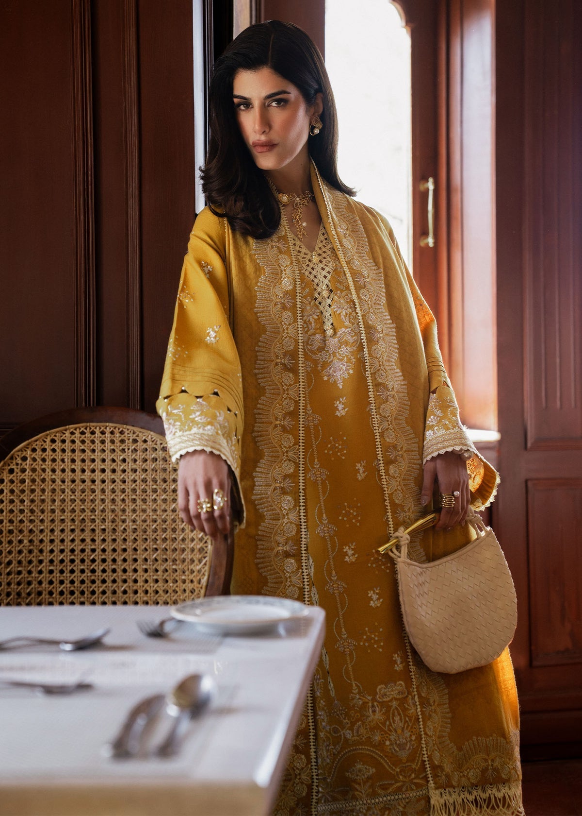 Kanwal Malik | Gulana Winter 25 | Shireen by Kanwal Malik - Designer Dress  - Type : Ladies Clothes - Available at Libayah - 100% Original 