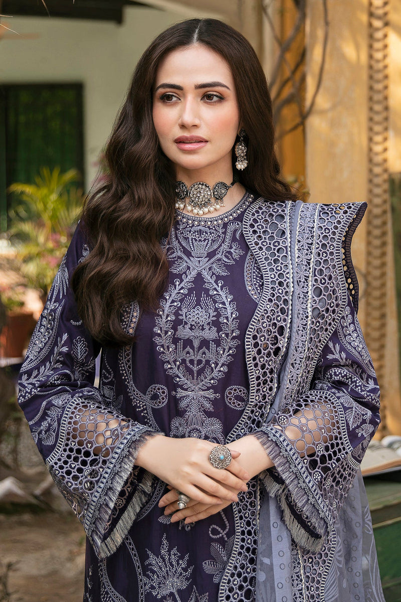 Jazmin | Shahkaar Luxury Eid Lawn SS26 | SL22-D1 - Designer Dress - Type : Ladies Clothes - Available at Libayah - 100% Original