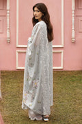 Cross Stitch | Premium Lawn 25 | GRAY FROST by Cross Stitch - Designer Dress - Type: Ladies Clothes - Available at Libayah - 100% Original