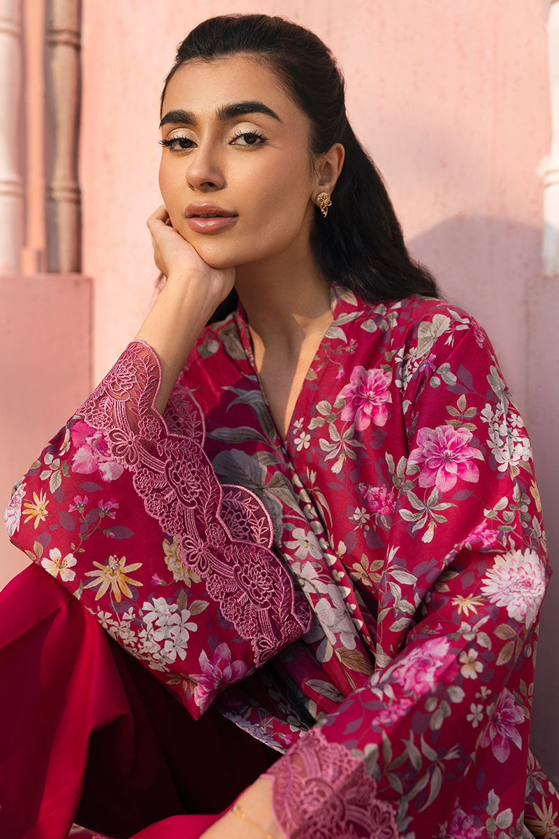 Cross Stitch | Premium Lawn 25 | WHIMSICAL ZEST by Cross Stitch - Designer Dress - Type: Ladies Clothes - Available at Libayah - 100% Original