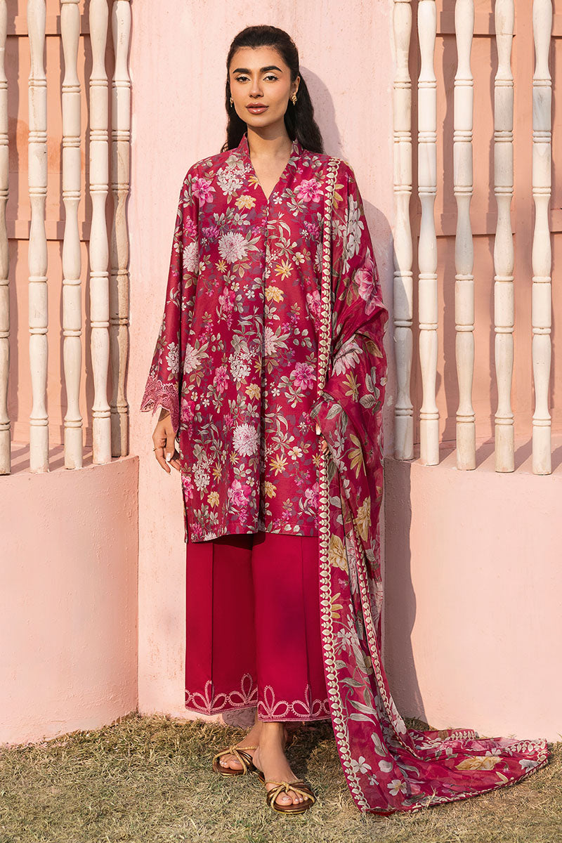 Cross Stitch | Premium Lawn 25 | WHIMSICAL ZEST by Cross Stitch - Designer Dress - Type: Ladies Clothes - Available at Libayah - 100% Original