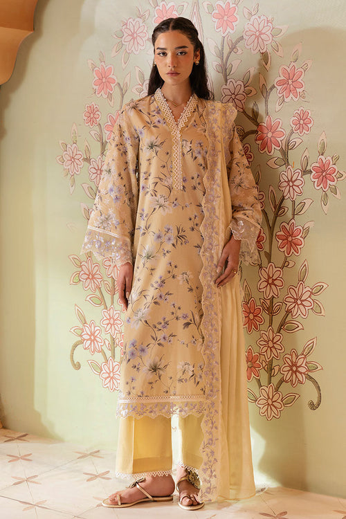 Cross Stitch | Premium Lawn 25 | OLIVE MUSE by Cross Stitch - Designer Dress - Type: Ladies Clothes - Available at Libayah - 100% Original