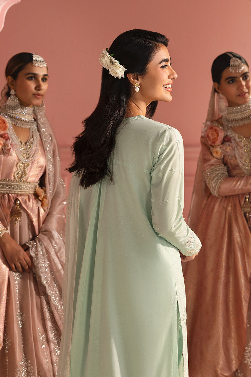 Cross Stitch | Premium Lawn 25 | SKY WHISPER by Cross Stitch - Designer Dress - Type: Ladies Clothes - Available at Libayah - 100% Original