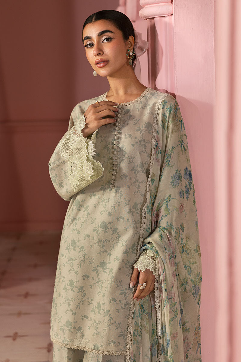 Cross Stitch | Premium Lawn 25 | SAGE GLEAM by Cross Stitch - Designer Dress - Type: Ladies Clothes - Available at Libayah - 100% Original