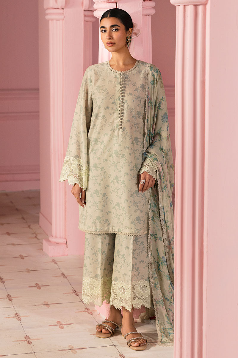 Cross Stitch | Premium Lawn 25 | SAGE GLEAM by Cross Stitch - Designer Dress - Type: Ladies Clothes - Available at Libayah - 100% Original