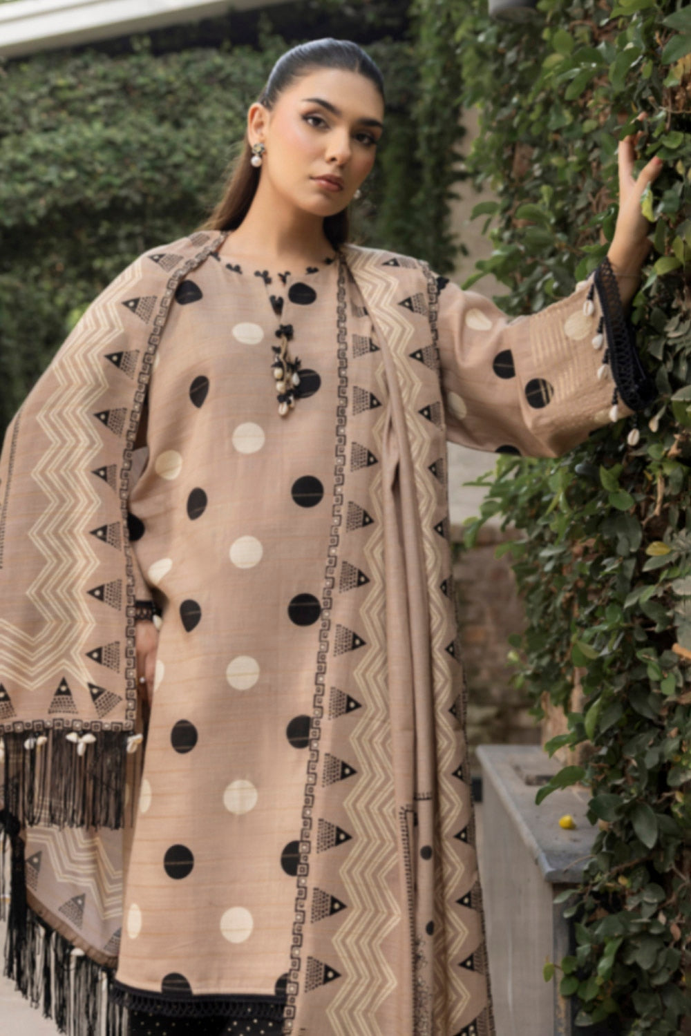 Gul Ahmed | Winter Collection 25 | K-52058 by Gul Ahmed - Designer Dress  - Type : Ladies Clothes - Available at Libayah - 100% Original 