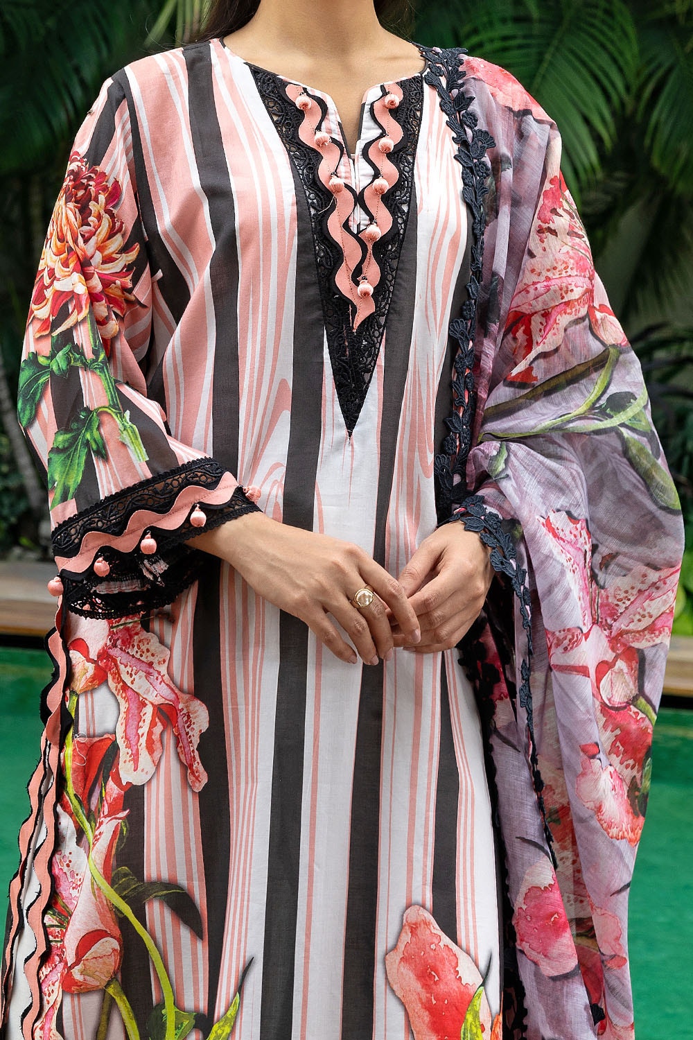 Gul Ahmed | Festive Capsule 25 | PC-52002 by Gul Ahmed - Designer Dress - Type: Ladies Clothes - Available at Libayah - 100% Original