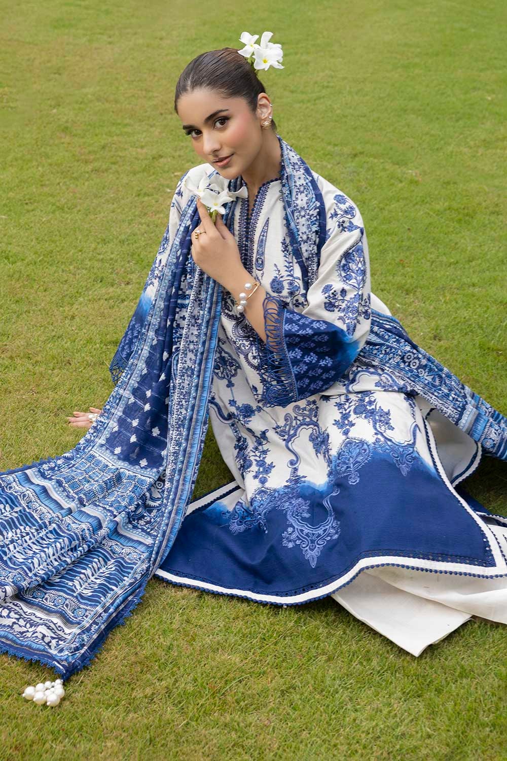 Gul Ahmed | Winter Collection 25 | K-52095 by Gul Ahmed - Designer Dress  - Type : Ladies Clothes - Available at Libayah - 100% Original 