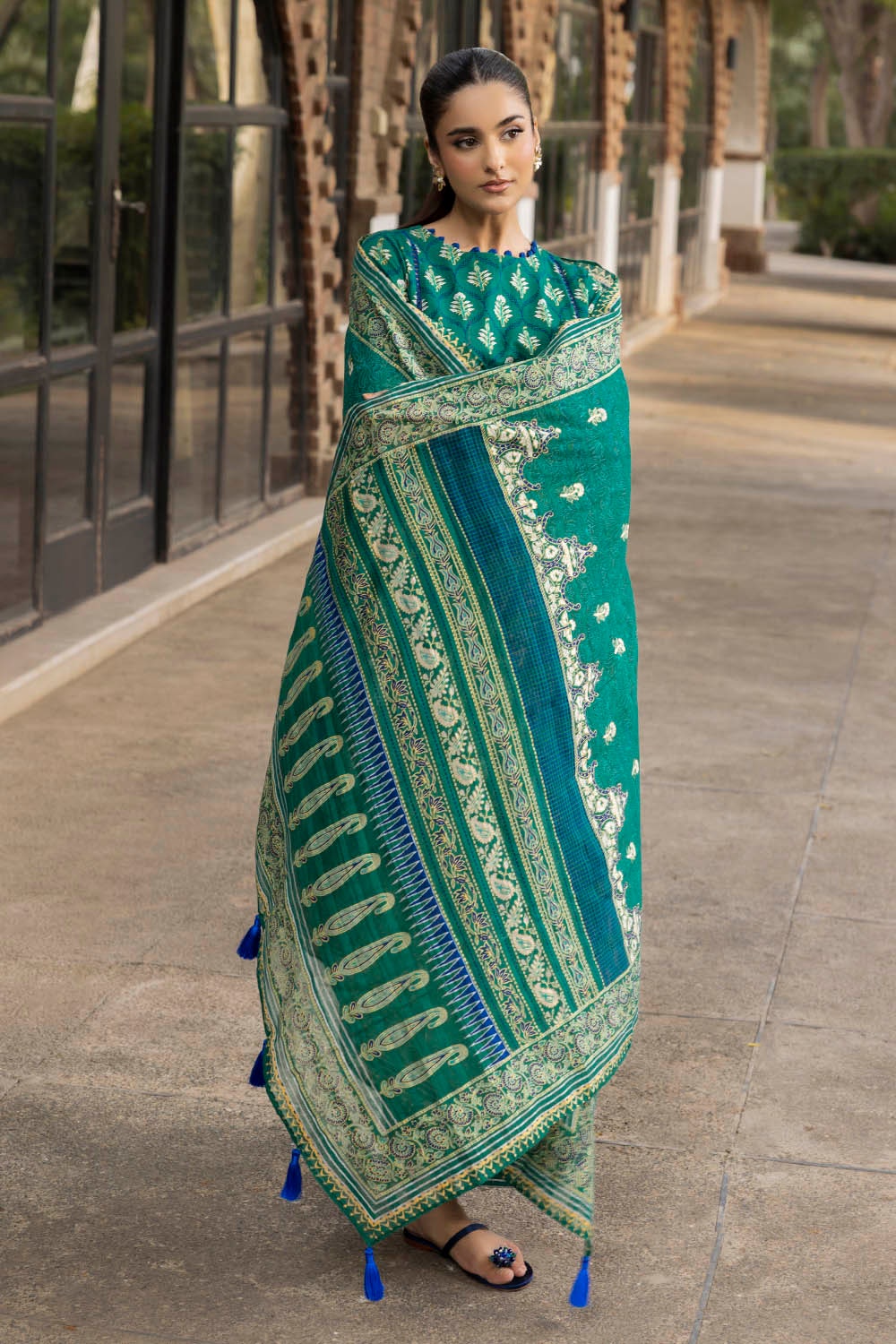 Gul Ahmed | Winter Collection 25 | K-52080 by Gul Ahmed - Designer Dress  - Type : Ladies Clothes - Available at Libayah - 100% Original 