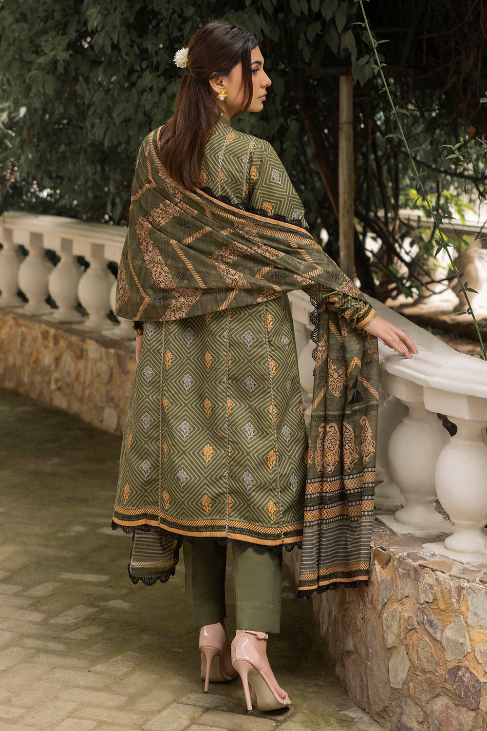 Gul Ahmed | Winter Collection 25 |  K-52081 by Gul Ahmed - Designer Dress  - Type : Ladies Clothes - Available at Libayah - 100% Original 
