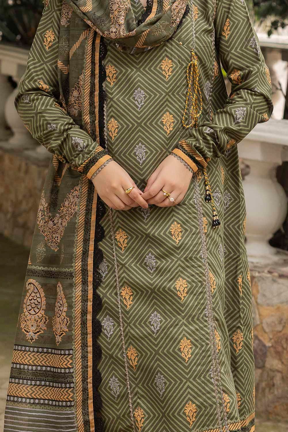 Gul Ahmed | Winter Collection 25 |  K-52081 by Gul Ahmed - Designer Dress  - Type : Ladies Clothes - Available at Libayah - 100% Original 