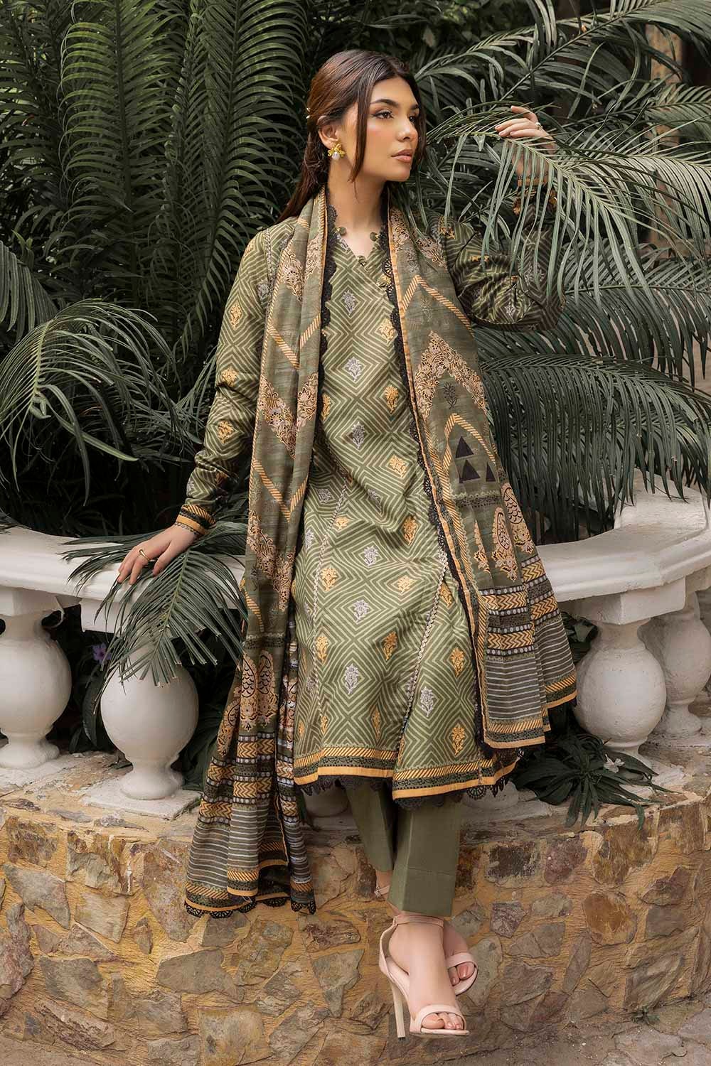 Gul Ahmed | Winter Collection 25 |  K-52081 by Gul Ahmed - Designer Dress  - Type : Ladies Clothes - Available at Libayah - 100% Original 
