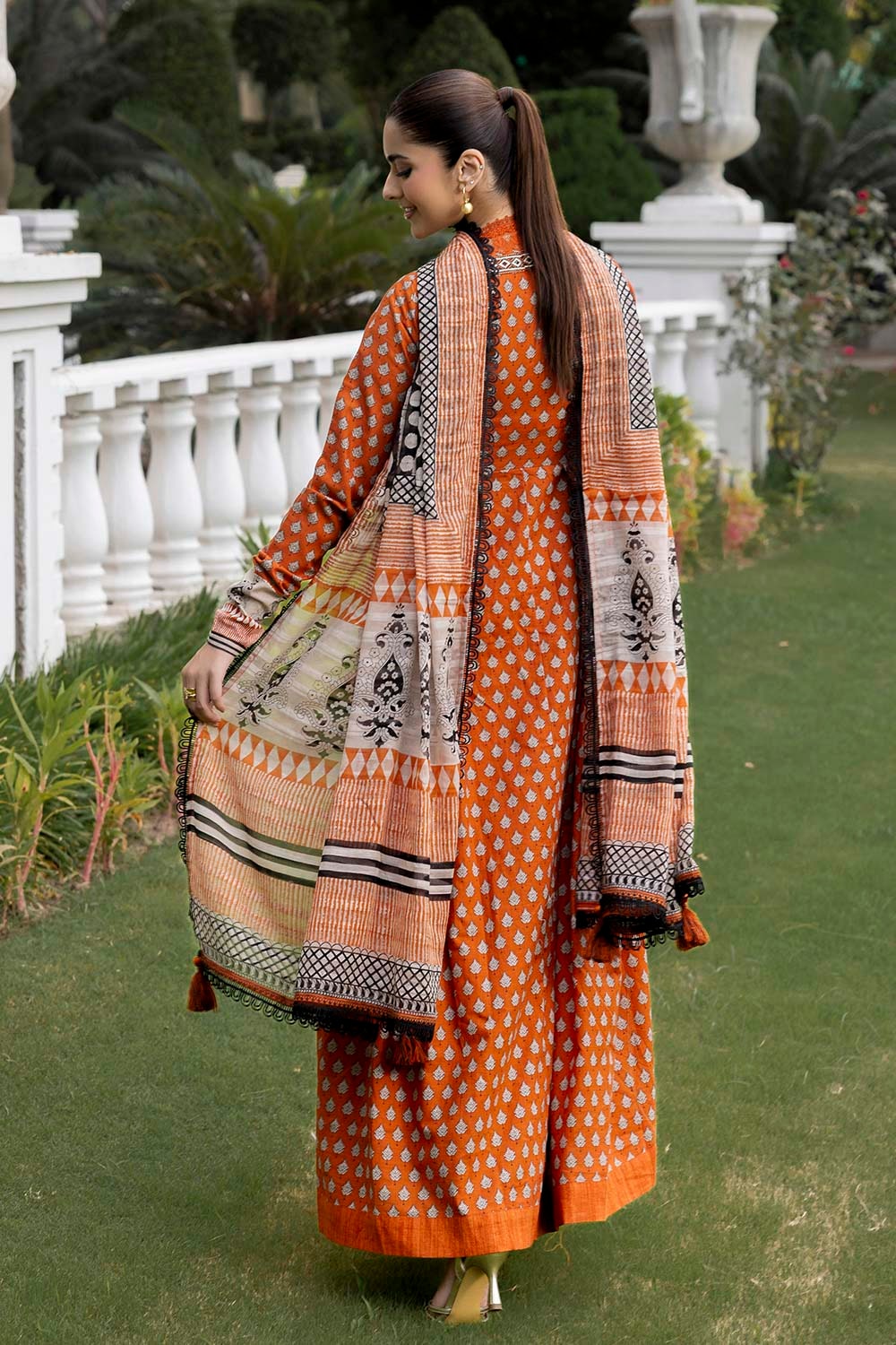 Gul Ahmed | Winter Collection 25 | K-52019 by Gul Ahmed - Designer Dress  - Type : Ladies Clothes - Available at Libayah - 100% Original 