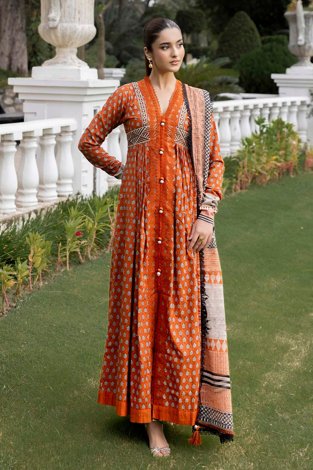 Gul Ahmed | Winter Collection 25 | K-52019 by Gul Ahmed - Designer Dress  - Type : Ladies Clothes - Available at Libayah - 100% Original 