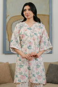 Cross Stitch | Daily Wear 25 | WHITE ORNATE-2 PC by Cross Stitch - Designer Dress - Type: Ladies Clothes - Available at Libayah - 100% Original