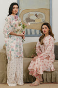 Cross Stitch | Daily Wear 25 | PEACH DUST-2 PC by Cross Stitch - Designer Dress - Type: Ladies Clothes - Available at Libayah - 100% Original