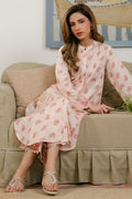 Cross Stitch | Daily Wear 25 | PEACH DUST-2 PC by Cross Stitch - Designer Dress - Type: Ladies Clothes - Available at Libayah - 100% Original
