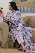 Cross Stitch | Daily Wear 25 | FLORAL ARDENT-3 PC by Cross Stitch - Designer Dress - Type: Ladies Clothes - Available at Libayah - 100% Original